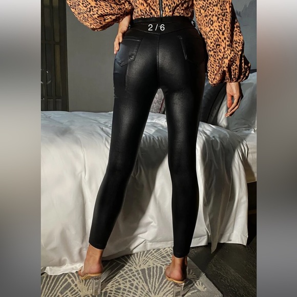 Leather skinny pants - Picture 3 of 4